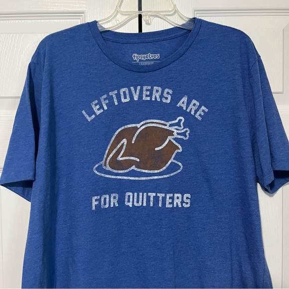 Tipsyelves size 2XL men’s blue tee - Picture 2 of 8